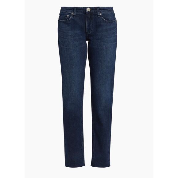 Rag & Bone Dre Low-Rise Slim Bianca Blue Denim Boyfriend Jeans Size 27 - Picture 3 of 13